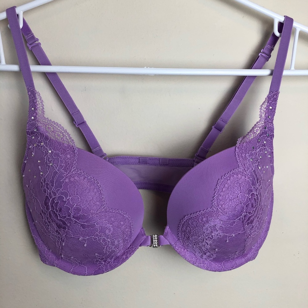 La Senza Size 32D Purple Padded Bra